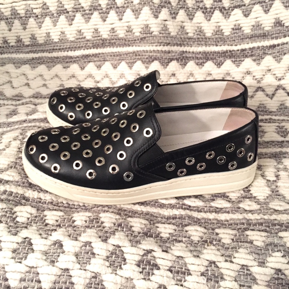 Prada grommet slip on sneaker 36.5 - Picture 1 of 5
